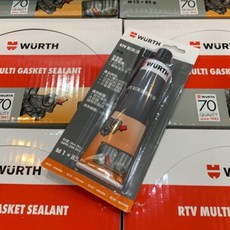 WURTH 福士 RTV 耐高溫墊片膠 灰色 密封膠 墊片膠 耐高溫 汽缸膠 85g, 1個