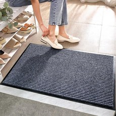 현관매트 업소용 출입구 사무실 매장바닥 발매트 대형, 그레이, 1개