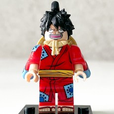 핸드브릭 팩토리 커스텀 미니브릭 피규어 원피스 해적 호환 블록호환, 046. 방랑객 루피, 1개