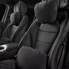 운전석 지지 쿠션 편안한 허리 목 차량용 등받이 장거리 세트 자세 메모리폼 운전, X