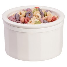 보울보울 국산 소형견 고양이 밥그릇 헬로 직각볼 세트 10cm, 밀크화이트+테일, 1세트