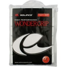 라켓 그립 교체 테니스 테이프 소모품 Solinco 고성능 12 오버그립스 팩, Solinco Wonder 12 Grip Pack -