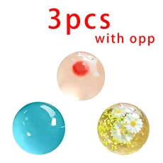 블루/딸기 매토스 스퀴시 장난감 안티 스트레스 피젯 소프트 시뮬레이션 투명 슬로우 리바운드 감압, 04 3 pcs with opp