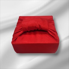 스타보자기 실크보자기 레드 홑보자기 110사이즈, 1개