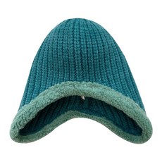 Woodpica 絨毛邊針織護耳帽