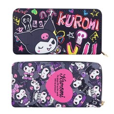 三麗鷗 酷洛米 多層格拉鏈長夾 拉鍊長皮夾 錢包 長夾 皮夾