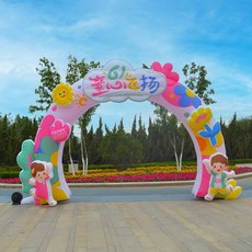 풍성 대형아치 5m 웰컴 도어 바람넣는기계, d. 신규6m어린아이+550w바람, 1개