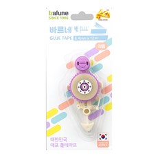 바르네 접착 풀 테이프 리필 속지 BGT-0180R 8.4mm x 12m, 2개