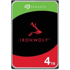 Seagate IronWolf Pro 12TB 엔터프라이즈 NAS 내장 HDD - CMR 3.5인치 SATA 6Gbs 7200RPM 256MB RAID 네트워크 연결 스토리지용, 4tb