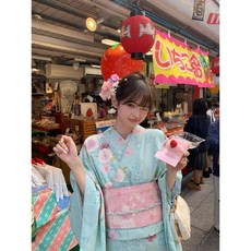 기모노 유카타 일본 전통 코스프레 의상 37종 여성 잠옷 슬립 파티 가운, 1개, 17번