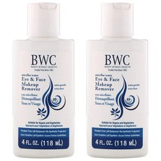 BWC 보태니컬 포뮬러 아이 메이크업 리무버 엑스트라 젠틀, 2개, 118ml