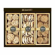 참나무 표고버섯 선물세트 표고선물세트 생표고버섯 영지버섯 백화고 흑화고 동고 표고절편, 표고 선물세트 행복2호, 1개