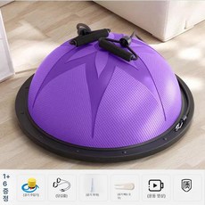 하프 볼 필라테스보수 홈트 반짐볼 보수 밸런스, 타로퍼플 58cm 백합
