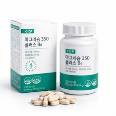 글루콘산 마그네슘 350 플러스 B6 비타민B, 90정, 3개