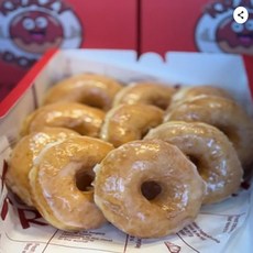 당일제조한 크레이지 수제 도넛 700g 수제 도너츠 10개 화이트초코 글레이즈드 도넛 선물용 간식용 도넛세트, 70g