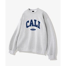 언더오프 UNDEROFF 어센틱 릴렉스드 캘리 맨투맨 스웨트 그레이