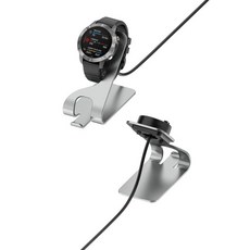 COCOGOGO 가민 포러너570 970 965 955 265 255 베뉴SQ SQ2 X1 충전케이블+거치대 충전독, 그레이, 1개