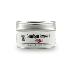 버번 배럴 훈제 설탕 틴 113.4g(4온스) - 풍부한 오크 맛을 위한 슬로우 생 데메라라: 베이킹 사탕 아이스크림 커피 차 및 칵테일을 마무리하는 데 사용 2600, 버번 배럴 훈제 설탕 틴, 113.4g(4온스) - 풍