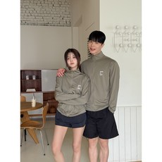 인클로젯 남녀공용 커플 다이브 집업 긴팔 래쉬가드 살안타템 워터파크 물놀이 남자수영복 여자수영복 커버업