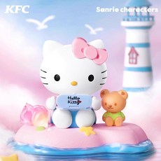 肯德基三麗鷗六一凱蒂貓相機帕恰狗K歌大耳狗, 1個, 凱蒂貓沙灘呼吸燈（六個裡面最美）