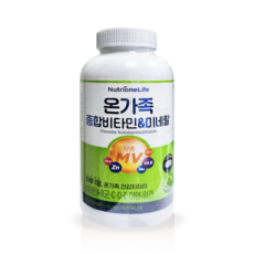 뉴트리원 온가족 종합비타민 미네랄 1500mg, 365정, 1개