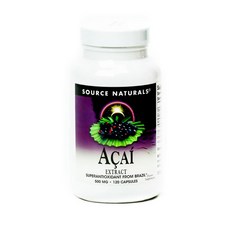 SOURCE NATURALS 巴西莓萃取膠囊, 1組, 120顆