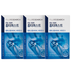 [공식판매처] 필리서치 옵티머스트 OPTI MSM 99.9% 관절연골 건강기능식품 90정, 3개