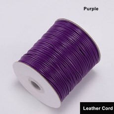 1/1.5mm 칠 로프 실 끈 왁스 코드 용품 보석 꼬임 만들기 면 10m 가죽 팔찌 구슬 2mm 마크라메 공예, 1개, 03 purple