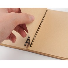 제임스마켓 무지 노트 50매 팬시, 브라운+브라운