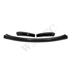 블랙 자동차 커버 보호 트림 전면 하단 그리드 그릴 어라운드 엣지 범퍼 마쓰다 3 악셀라 BP 세단 2019 2020, 3)Carbon fiber 색상