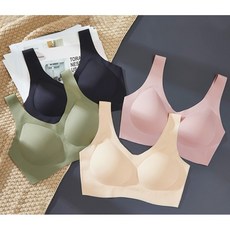 코놉스 심리스 노와이어 스포츠 브라 2P