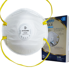 애니가드 방진마스크 밸브형 1급 VC102V 애니가드마스크 산업용마스크 분진마스크 먼지마스크 공장마스크, 1개, 애니가드 VC102V 1급마스크