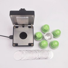 호환 네스프레소 실링기 제작 캡슐 메이커 커피, 애플그린 컵 100개 스푼 포함, 1개입, 1mg, 1