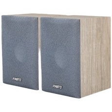 RASTO 木質2.0聲道多媒體喇叭 RD4, 詳見包裝, 木紋