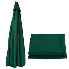 시장용 우산과 호환되는 우산 교체용 상단 커버 헤비 듀티 야외용, Ink green