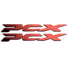 CULT 오토바이 혼다 PCX 엠블럼 스티커, 1세트, A2.PCX 엠블럼 레드