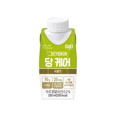 그린비아 당케어 곡물맛, 200ml, 24개