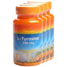 THOMPSON L-酪胺酸植物膠囊 500mg, 30 件, 4個
