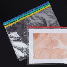 플로샵 슬라이드지퍼백 B4 이중지퍼백 지퍼케이스