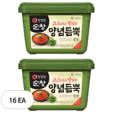 청정원 순창 양념듬뿍 쌈장, 500g, 16개