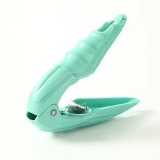 스테인리스 스틸 밤나무 클립 기계 너트 크래커 오프너 도구 견과류 호두 까기 쉘러 밤 커터 주방, Green, 1개