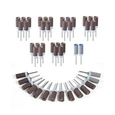 샌딩 드럼 사포 스틱 32개 세트 180-2000 그릿 샌딩 비트 회전 공구용 3mm(1/8인치) 섕크 포함 금속 녹 제거 옥 폴리싱 목재 그라인딩용 샌딩 밴드 세트, 샌딩 드럼 사포 스틱 32개 세트, 180-2000 그