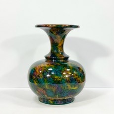 【御古齋】精選台灣花東 一級七彩玉 花瓶 花器 平安富貴 色澤艷麗 品相漂亮 開運聚福 招財進寶 開運擺件 030501