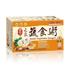 京工 素食沖泡粥 山藥芋頭香菇蔬食即食粥 味噌湯沖泡即食 多種口味選擇 方便快速, 1套, 元氣蔬食粥32g 24包/盒 (素)大盒, 768g