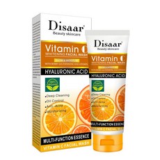 모공 수축 피지 연화제 블랙헤드 화이트헤드Disaar Vitamin C Facial Cleanser Deep Cleansing Moisturizin, 1개