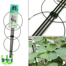 (주)조이가든센터 원형 식물지주대- 높이 90cm, 1개