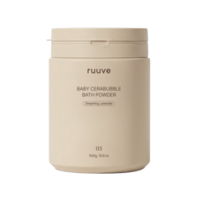 러베 베이비 세라버블 자연유래 배스 파우더 유아 바디 입욕제 프레시 유칼립투스, 1개, 500ml