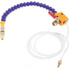 CNC 냉각 스프레이 CNC 선반 밀링 가공 드릴 조각기용 미스트 쿨런트 윤활 스프레이 유닛(8mm 에어 파이프 포함), 표시된 대로