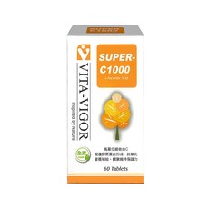 VITA-VIGOR SUPER-C1000 高單位維他命C, 1個, 60顆