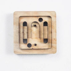 벨트 버클 나무 커터 다이 DIY 가죽용 절단 금형 강철 펀치 가죽 공예, 01 Mold, 1개